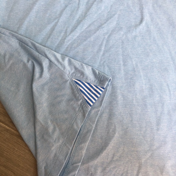 Tillinger Men’s Golf Polo “The Etiquette Polo” size Large in color Sky Blue. - Picture 3 of 3